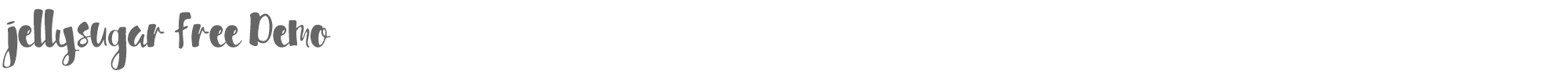 Jellysugar jellysugar Free Demo.otf font preview